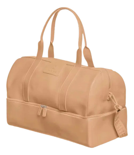 Bolsa Resistente De Viagem Weekend Petite Jolie Pj10215 Cor Bege Liso