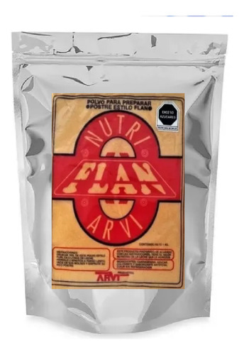 1 Kg De Flan Arvi Original Vainilla Leche