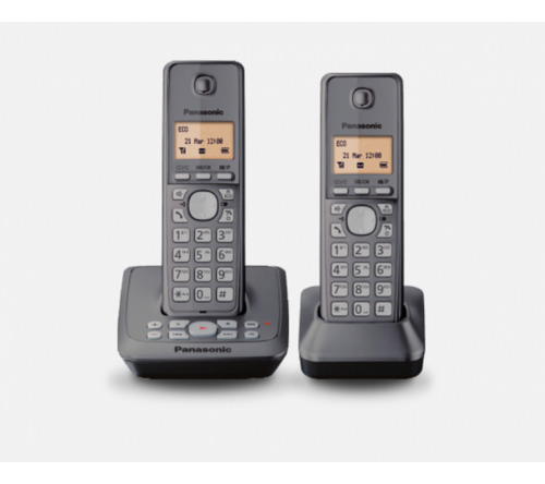 Teléfono Inalámbrico 2 Bases Marca Panasonic