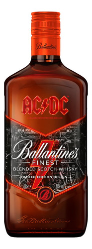 Whisky Ballantines Edición Acdc 700 Ml Edicion Limitada