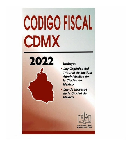 Código Fiscal De La Ciudad De México 2022 - Nuevo - Original
