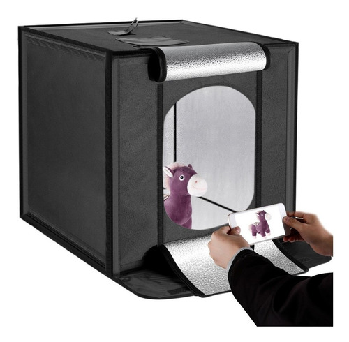 Caja De Luz Para Fotografia 80x80 C/ Sistema Led