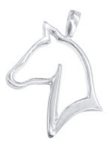 Collar Caballo Pony Caballito En Plata Ley 950