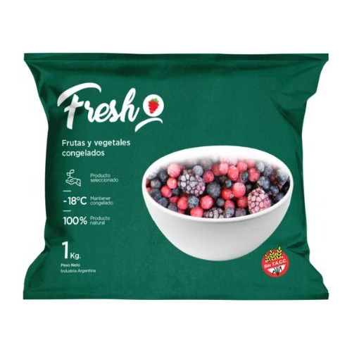 Mix Frutos Rojos Congelados Sin Frutilla (x 1 Kg)