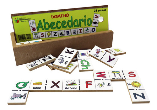 Juego Infantil Didáctico Divertido Domino Abecedario 28 Pza