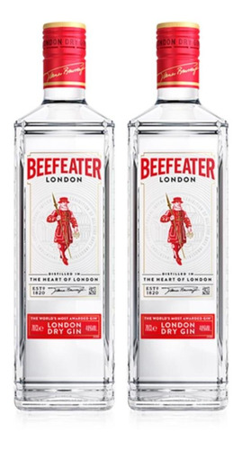 Beefeater London Dry Gin 750ml Combo X2 Botellas Fullescabio