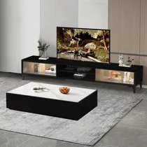 Comprar Centro Entretenimiento Moderno 65 Pulgadas Tv Con Luces Le