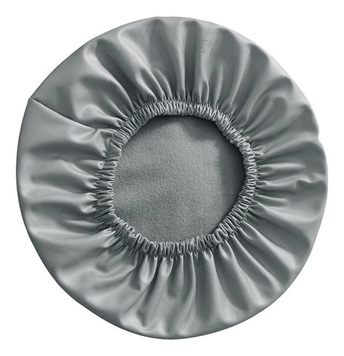 Funda Para Silla De Taburete, Funda De Asiento Redonda, Gris