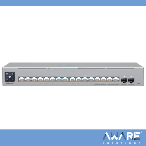 Ubiquiti Switch Pro Max 16 Puertos 2.5 Gbe Y Salida Poe+