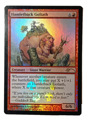 Carta Magic Hamletback Goliath (foil) [promo] Mtg Giant