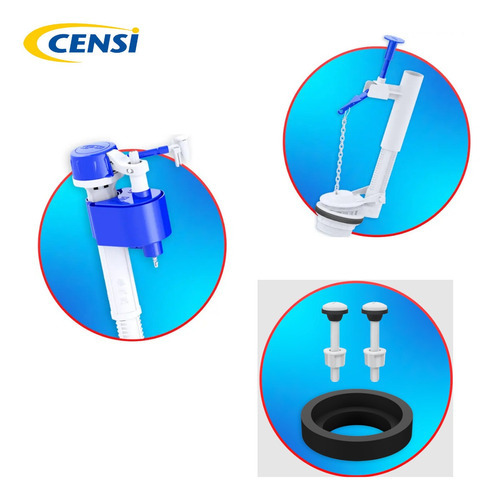 Kit Completo P/ Caixa Acoplada Acionamento Superior - Censi
