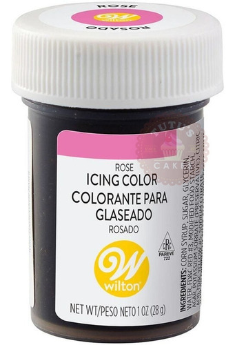 Colorante Comestible En Gel Rosa Rosado 28gr Wilton