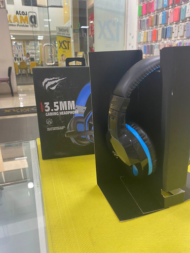 Imagem 2 de 8 de Headset Gamer Havit Linha Gamenote H763d P2 3.5mm Azul Red