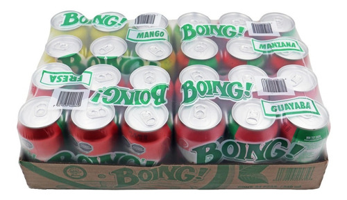 Boing En Lata 24 Pzas De 340 Ml (4) Sabores