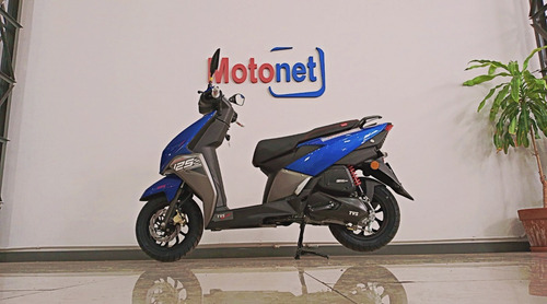 Imagen 12 de 22 de Tvs Ntorq 125 Scooter 0km 2023 Azul Gris Rojo Motonet