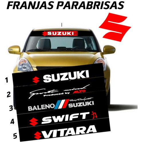  Vinilo Sticker Adhesivo Parasol Parabrisa Auto Susuki