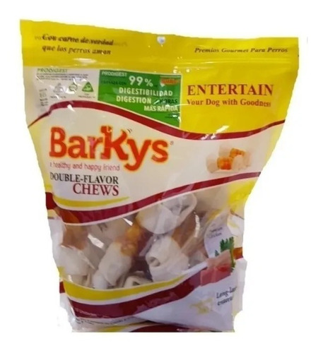 Carnaza Premios Hueso De Res Pollo Con 20 Piezas Barky´s