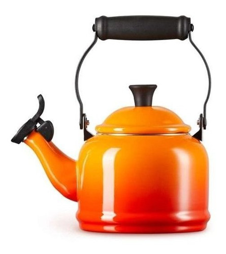 Chaleira Apito 920090009 Demi Laranja 1,1 Lt Le Creuset