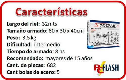 Spacerail Nivel 5 De 32 Mts Anti-playstation Para Armar