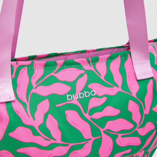 Bolsa Mujer Shopping Bag Tote Bubba Niza Unisex Plegable Pinki Estampado Rosa Rosa