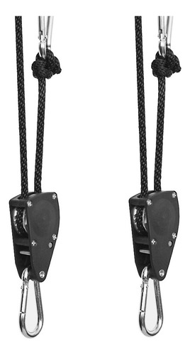 Colgador Ajustable Con Clip De Cuerda De Trinquete Pesado De
