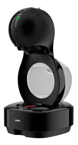 Cafeteira Nescafé Arno Dolce Gusto Lumio automática preta para cápsulas monodose 110V