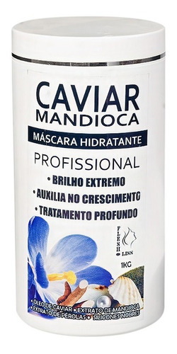 Máscara De Hidratação Caviar Mandioca Flesh Liss 1kg