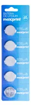 Comprar Bateria Pilha Botão Maxprint Cr2016 Cartela Com 5 Unidades