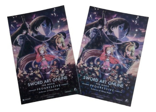 Postal Conmemorativa Sao  Sword Art Online  