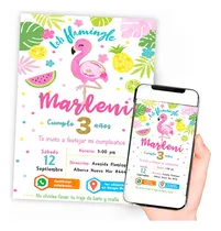 Comprar Invitación Pool Party Interactiva Para Enviar Por Whats 