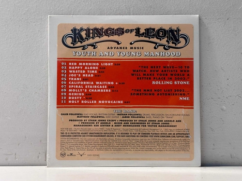 Kings Of Leon Youth And Young Manhood Cd Nuevo Rareza 