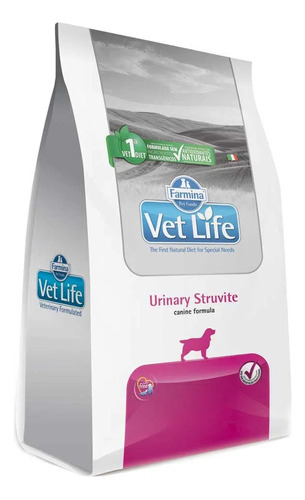 Vet Life Natural Urinary Struvite Cães Ad 10kg