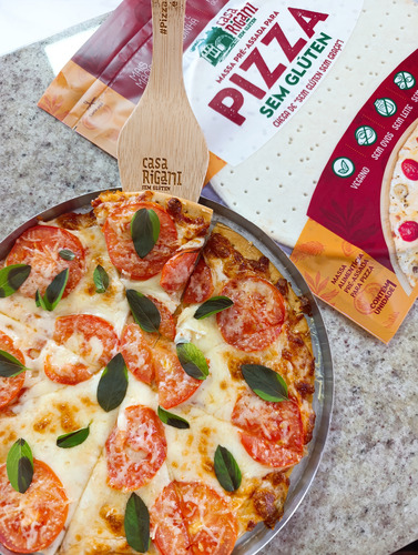 Massa Pré-assada Pizza Sem Glúten Sem Lactose - Casa Rigani