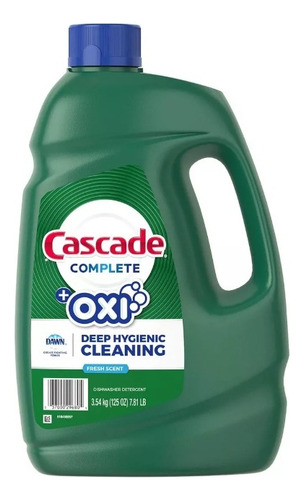 Cascade Lavavajillas En Gel Oxi Fresh Scent 3.54 Kg 