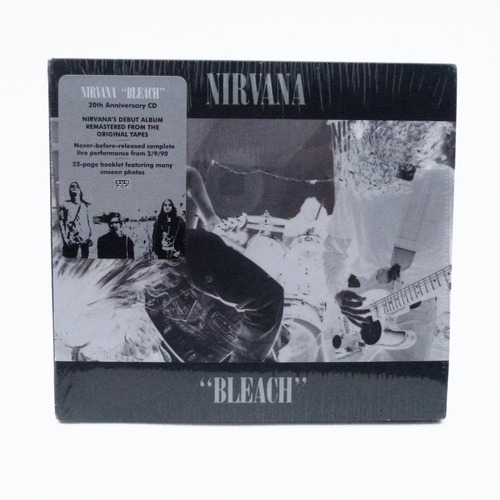 Cd Deluxe Nirvana - Bleach, Edición 20 Aniversario, Nuevo