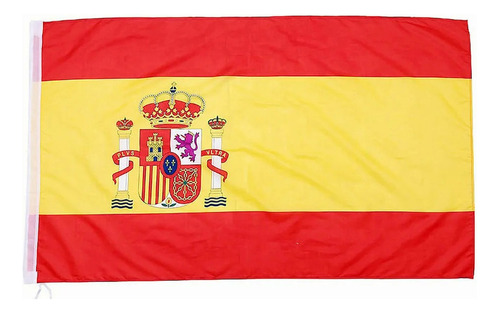 Bandera De España 60 Cm X 90cm Con Escudo En Poliester A1