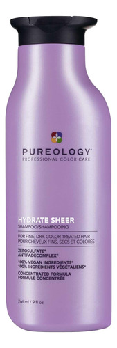 Pureology Hydrate Sheer Champu Nutritivo, Para Cabello Fino,