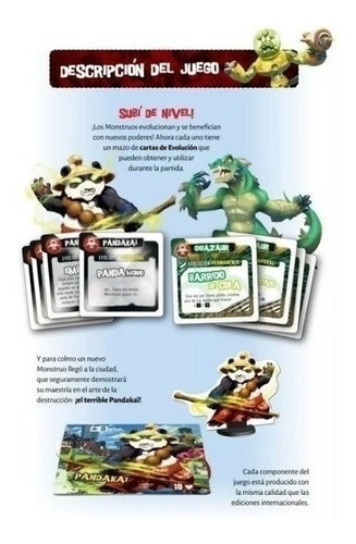 Imagen 3 de 5 de Juego De Mesa - King Of Tokyo Power Up - Xion Store