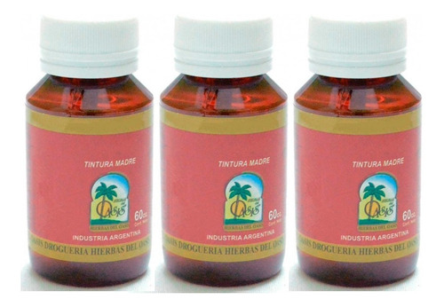 Tintura Madre Canela X 3 Unidades Sabor Sin Sabor