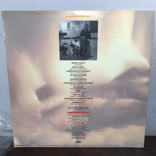 Imagem 2 de 8 de Lp Vinil Raul Seixas E Marcelo Nova Panela Do Diabo Encarte