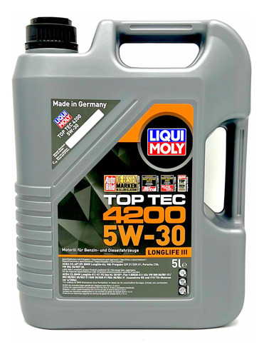 Aceite Motor Liqui Moly 5w30 Top Tec 4200 5 Litros