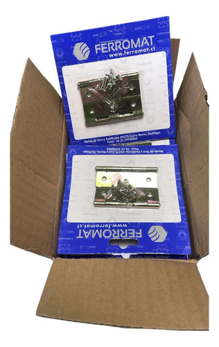 Bisagra Rectangular 2 1/2 Display Unitario