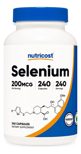 Suplementos Selenio 200 Mcg, 240und - Unidad a $579