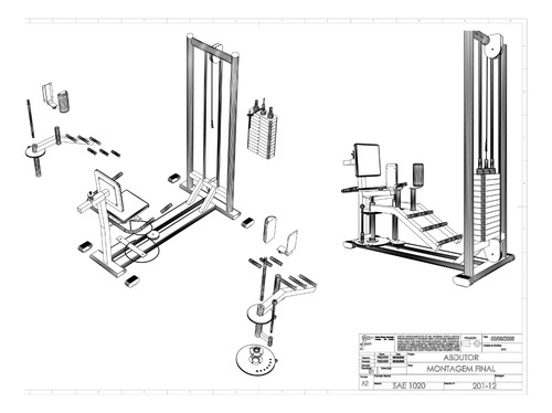 Máquina Abdutor Pdf Projeto Para Construção