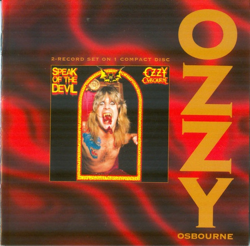 Ozzy Osbourne  Speak Of The Devil Cd Usa