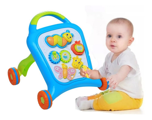 Andador Caminador Bebe C/ Pelotitas Juguetes Y Musica Seguro