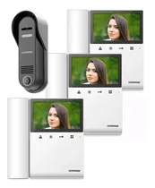 Comprar Commax Portero Electrico Visor Kit Frente + 3 Monitores 43k