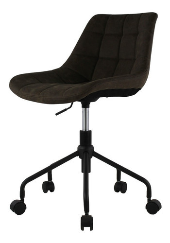 Silla Estilo Eames Acojinada Para Oficina O Home Office Color Café