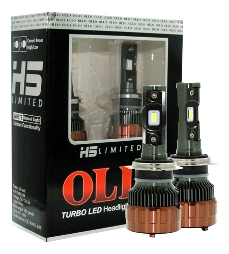 Luces Led Carros Ollo 100w/10000lm H11 H7 9005 9006 Canbus