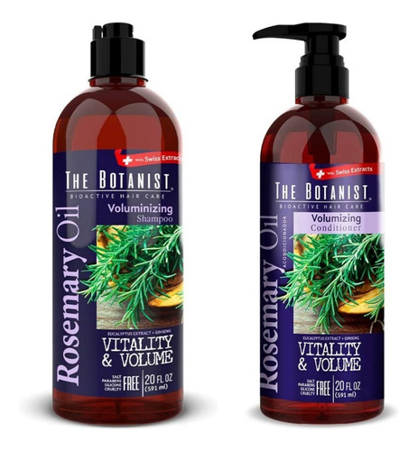 Shampoo + Acondicionador The Botanist  Rosemary Oil 